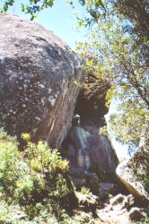 シャペウ･ド･ビスポ。岩の上に登れる