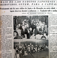 強制退去の様子を報じる『A Tribuna』（サントス）1943年７月10日付け