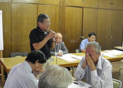 報告を行う山田実行委員長