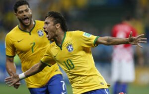 クロアチア戦で大活躍したネイマール選手（12日、サンパウロ、Foto: Rafael Ribeiro / CBF）