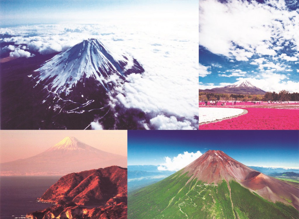四季折々の表情を見せる富士山を楽しめる（撮影・静岡新聞）