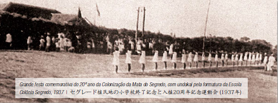 マッタ・ド・セグレード植民地の小学校終了記念と入植２０周年記念運動会（１９３７年）