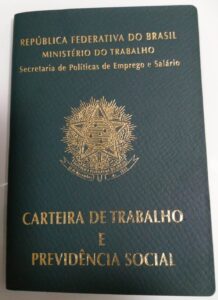 ブラジルの労働手帳