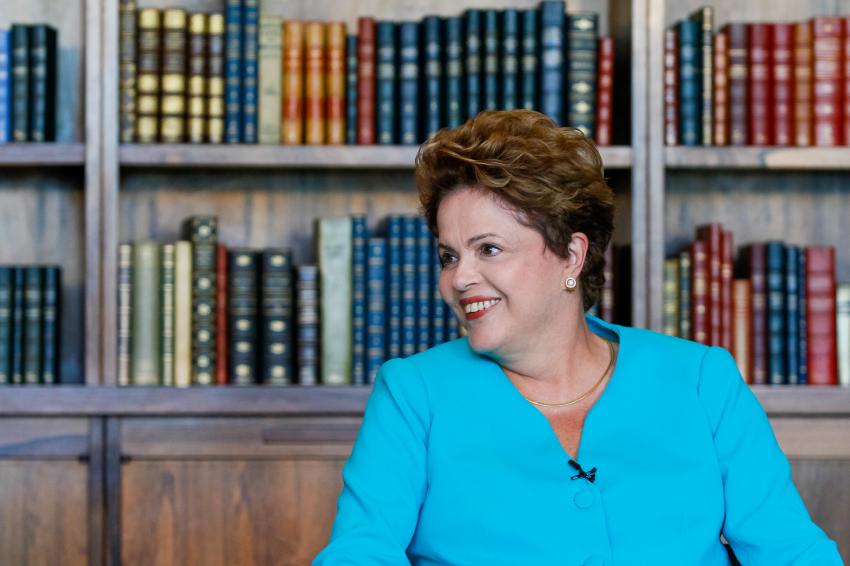 ８日のジウマ大統領（Ichiro Guerra/ Dilma 13）