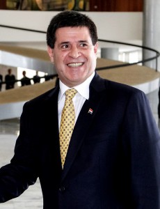 パラグァイのオラシオ・カルテス大統領（Foto: Roberto Stuckert Filho/PR）
