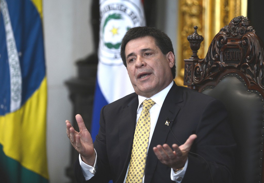 パラグァイのオラシオ・カルテス大統領（Foto: Jose Cruz/Agencia Brasil）