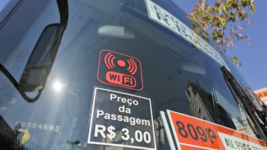 聖市内を走るバス（Fabio Arantes/SECOM）