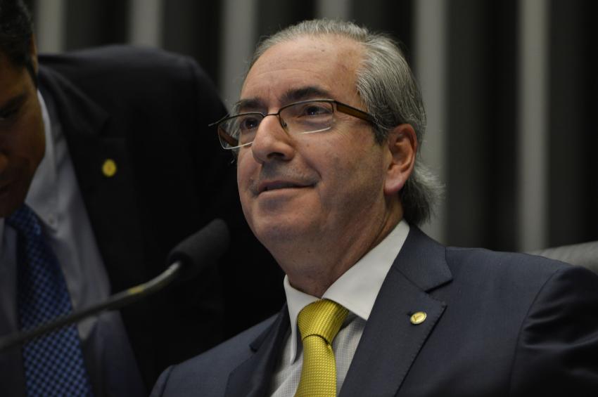 ２５日のエドゥアルド・クーニャ下院議長 （Fabio Rodrigues Pozzebom/Agência Brasil）