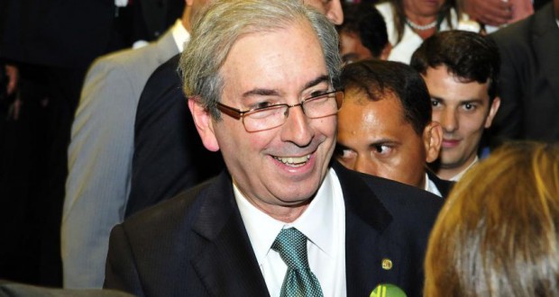 下院議長に当選したクーニャ氏（Luis Macedo – Câmara dos Deputados）