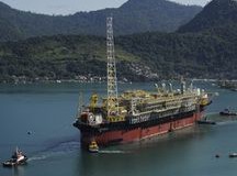 事故がおきたＰＢ社の石油採掘船（Agencia Brasilより）