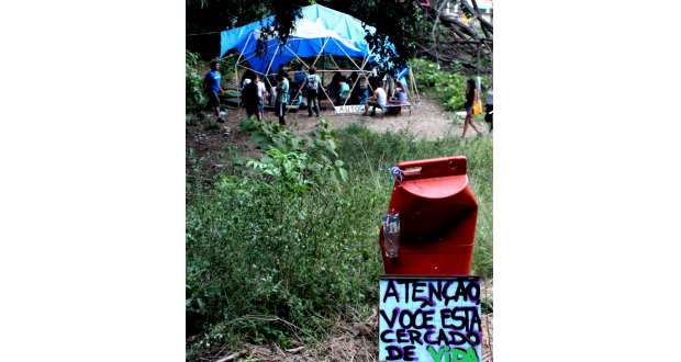 公園内にテントを張り選挙する環境活動家（Fernanda Carvalho/Fotos Públicas）