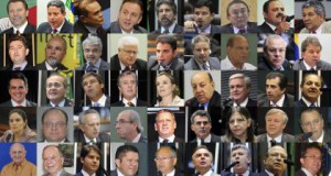 リスト入りした政治家たち（Montagem/Fotos Públicas)