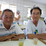 小座間貞夫さん（左）と織田孝幸さん