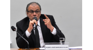 ペトロブラスのＣＰＩでのバルスコ被告（Antonio Cruz/Agência Brasil）