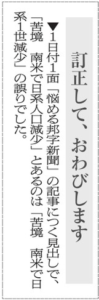 この掲載記事データは朝日新聞ではなく、日本報道検証機構から送られたもの