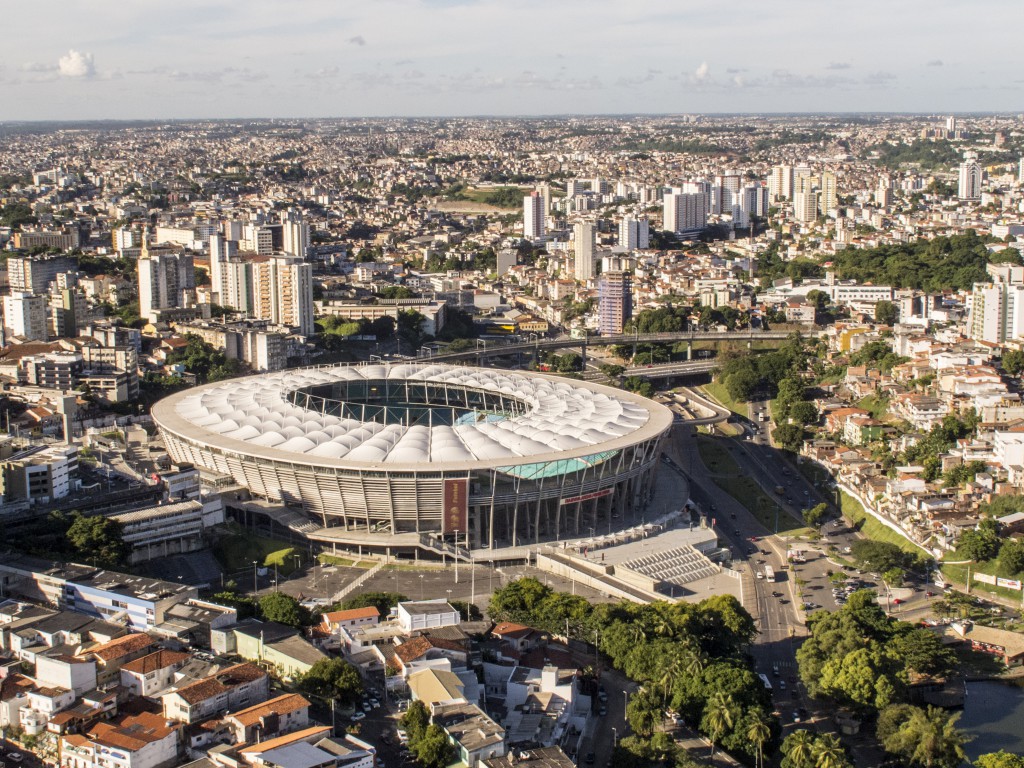 １４年のＷ杯で近代的なスタジアムは数多く誕生したが…（Portal da Copa）