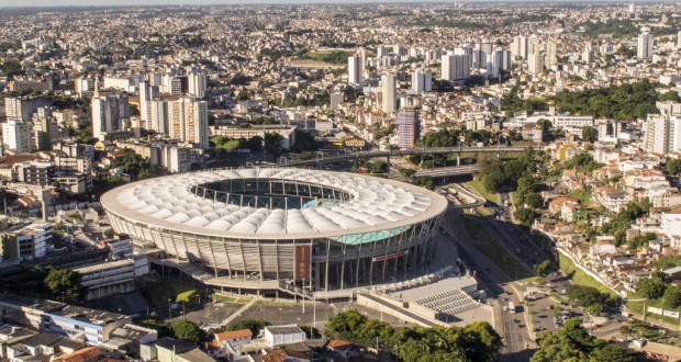１４年のＷ杯で近代的なスタジアムは数多く誕生したが…（Portal da Copa）
