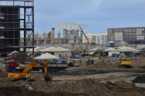 建設が進む関連施設（Foto: Fernando Frazao/Agencia Brasil）