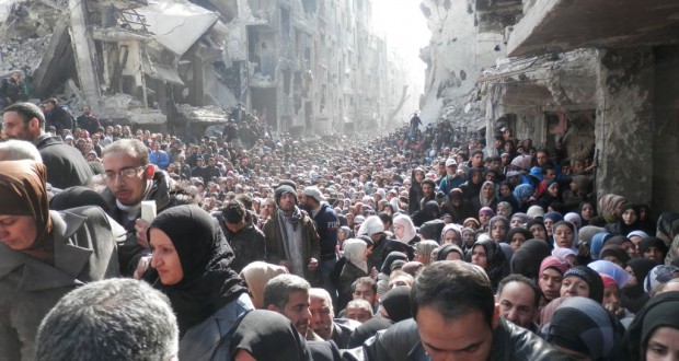 ４００万人に達するともいわれているシリア難民（UNRWA 30/01/2014）