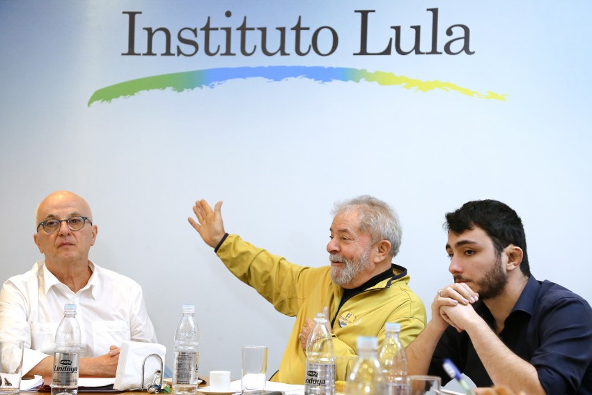 １５日のルーラ氏（Ricardo Stuckert/Instituto Lula）
