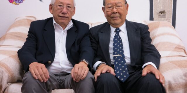 参加を呼びかける西尾、近沢両氏