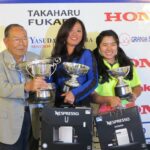 女子スクラッチ優勝、準優勝