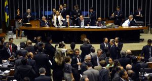 １８日の議会の様子（José Cruz/Agência Brasil）