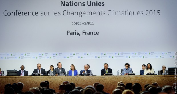 およそ２週間にわたる議論の末ＣＯＰ２１は閉幕した（Arnaud Bouissou/COP21）
