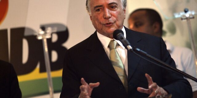 テメル副大統領（José Cruz/Agência Brasil）