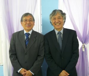 谷口実行委員長と頃末理事長