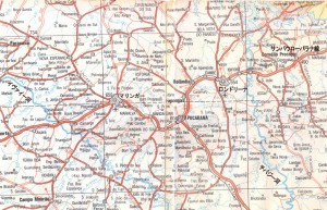 北パラナの地図