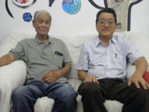 沖会長と長井実行委員