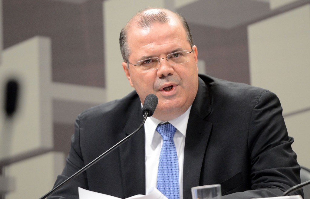 アレシャントレ・トンビニ伯国中銀総裁（Antonio Cruz/Agência Brasil）