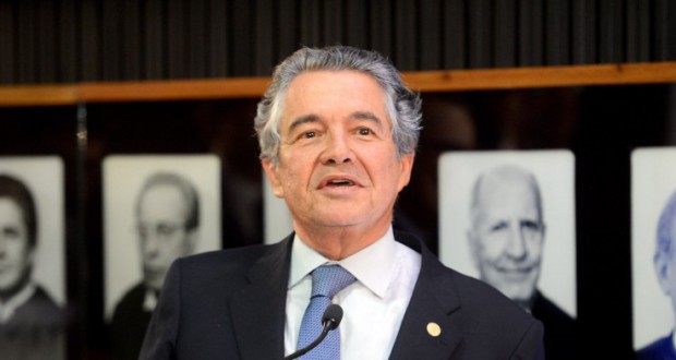 最高裁のアウレーリオ・メロ判事（Wilson Dias/Agência Brasil）