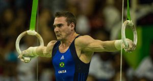 つり輪で優勝したアルトゥール・ザネッチ（Rio 2016/Alex Ferro）