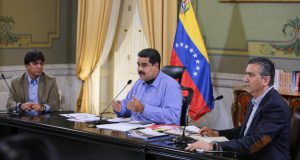 ジウマ大統領罷免問題でジウマ氏支持を表明したマドゥーロ氏（Francisco Batista/Presidencia de Venezuela, 17/03/2016）