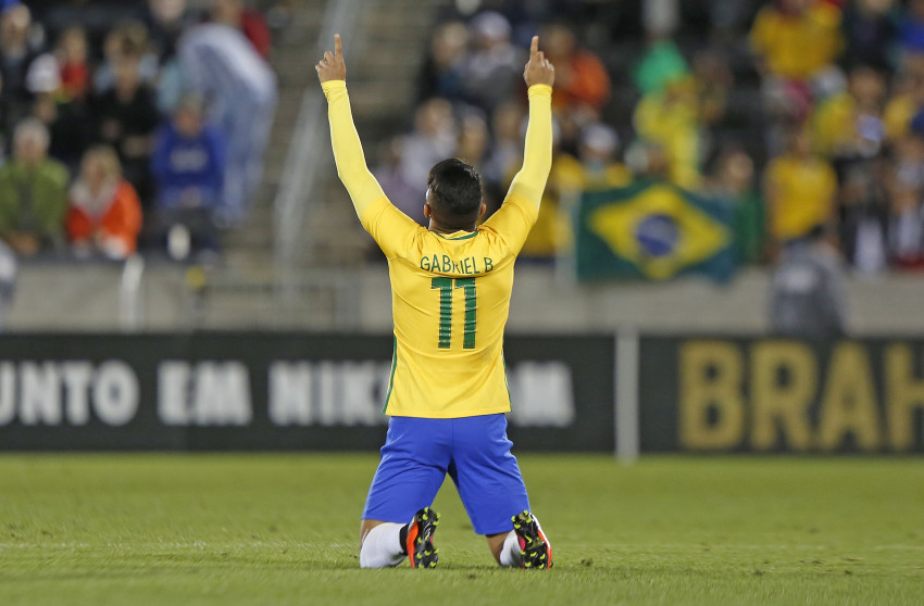 パナマ戦でセレソン初ゴールを決めた１９歳のガブリエル（Rafael Ribeiro/CBF）