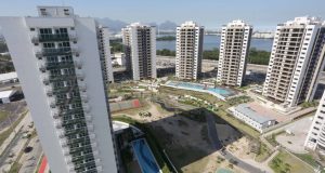 １５日に引き渡された選手村の光景（Beth Santos/Prefeitura do Rio de Janeiro）