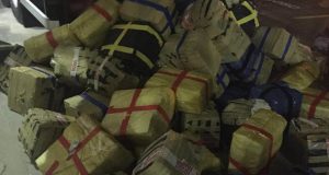 押収された６・５トンの麻薬（Policia Federal do Rio de Janeiro）