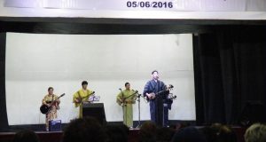 琉球民謡大会の様子