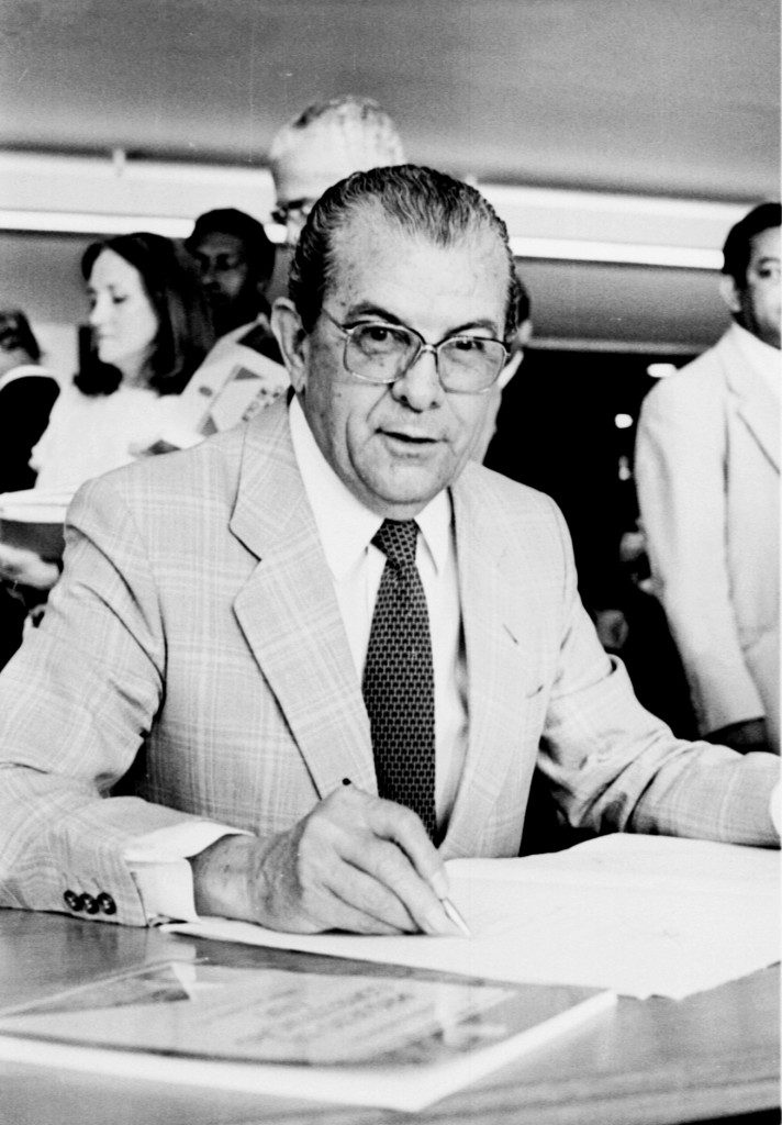 １９８８年頃のパッサリーニョ氏（Celio Azevedo/Agência Senado）