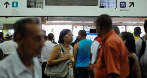 五輪チケットセールの行われるセントロ・ド・ブラジル駅（Tania Rego/Agencia Brasil）