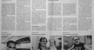 在日ブラジル人の定住化を報じるエスタード紙の記事