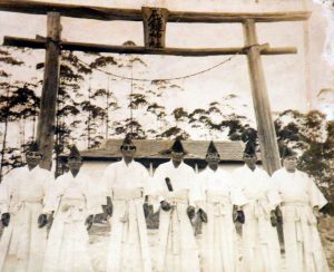 神社を建立した初期のころの写真