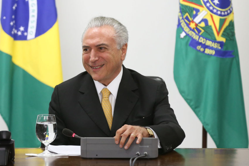 国民の半数に存続を支持されたテメル大統領代行（Valter Campanato/Agência Brasil）