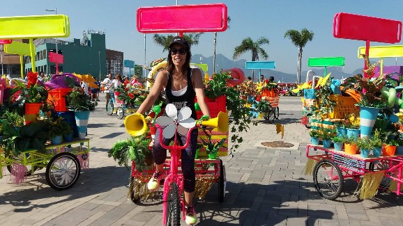 オリンピック公園で人気となった開会式で使われた自転車（リオ五輪公式サイトより）