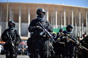 五輪警備のために投入される精鋭部隊（Foto: André Borges/Agência Brasília）