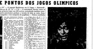 エスタード紙1952年８月３日付スポーツ面には岡本の大きな写真が掲載された