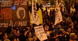 聖市での反テメル・デモの様子（Rovena Rosa/Agência Brasil）