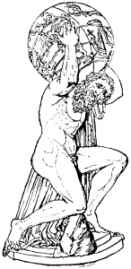 ギリシャ神話のアトラス神（Wikimedia Commons, the free media repository）